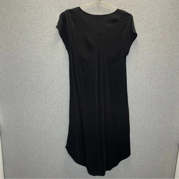 Masai Copenhagen Nebili Black Viscose V- Neck Midi Dress - Picture 6 of 6